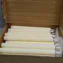 Retisee 30 Pcs 11 Inch Flameless Taper Candles LED Candles Bulk Battery Operated Taper Candle Flickering LED Candlesticks for Valentines Birthday Wedding Party Decor (Classic Style,Ivory)