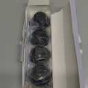 VCELINK TV Cord Hider for Wall Mounted TV  4-Pack 2.36" (60 mm) Mini Black Cable Management Grommets with 1 Hole Saw Drill Bit  Push-Through Wall Pass-Throughs for Mounted TVs, Desks, and Speakers