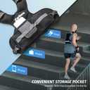 ZELUS Weighted Vest for Men and Women, Adjustable Body Weight Vest Exercise Set for Workouts, 11-20lb with 6 Ironsand Weights for Cardio Strength Training Walking Jogging（Dark Black）