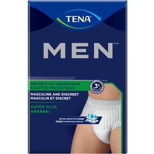 TENA Incontinence Underwear for Men, Maximum Plus Absorbency, Small/ Medium, 16 Count (Packaging May Vary)