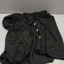 COZYEASE Women's Maternity Tops Long Sleeve Ribbed Knit Button Down Shirts Drop Shoulder V Neck Fall Clothes (Large, Dark Black)