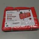 Zober Christmas Tree Storage Bag - Fits 7.5 Ft Artificial Trees - Plastic, Waterproof Christmas Tree Bag For Storage Box For Xmas - Strong, Durable Handles - Label Card Slot - Red