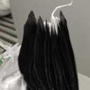 100 Pieces Resealable Mylar Bags, Stand Up Smell Proof Bags with Matte Window, Zipper Lock Foil Pouch Packaging (Black, 3.5 X 5.1 Inch)