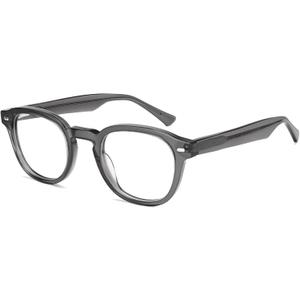 Dollger Blue Light Blocking Glasses for Men Women Retro Round Anti Eye Strain Computer Gaming BlueLight Eyeglasses