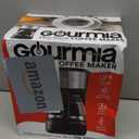 Gourmia Coffee Maker  5 Cup, One-Touch Brew, Pause & Serve, Automatic Keep Warm, Stainless Steel Accents, Black