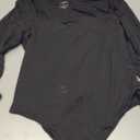 Black, Square Top Bodysuit Reoria Large Womens