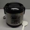 AROMA Digital Rice Cooker, 4-Cup (Uncooked) / 8-Cup (Cooked), Steamer, Grain Cooker, Multicooker, 2 Qt, Stainless Steel Exterior, ARC-914SBD