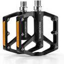 ROCKBROS Mountain Bike Pedals MTB Pedals Bicycle Flat Pedals Aluminum 9/16" Sealed Bearing Lightweight Platform for Road Mountain BMX MTB Bike