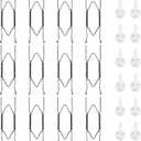 Bilillo 12 Pack Plate Hangers for the Wall, Suitable for 4-5 Inch Decorative Plate, Invisible Heavy Duty Wire Plate Holder with Wall Hooks, Plate Hangers for Displaying Plates, Platter, Dish