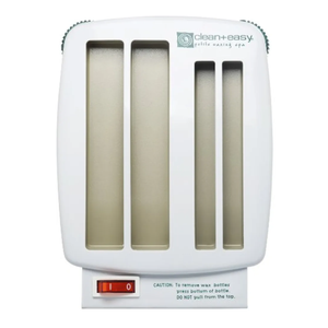 Clean + Easy Multi-Size Roll On Wax Heater for Standard & Small Cartridges, Salon & Home Use, Warmer Unit Only, 120V