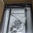 NETEL Expandable Microwave Stand,2 Tier Metal Kitchen Countertop Organizer Shelves with 8 Hooks,Bakers Rack,Microwave Shelf,Microwave Oven Rack,55lbs Weight Capacity