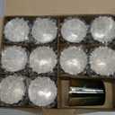 Volens Green Votive Candle Holders Set of 12, Speckles Mercury Glass Tealight Candle Holder Bulk for Table Wedding Centerpiece, Green and Gold Party Decorations & Home Decor