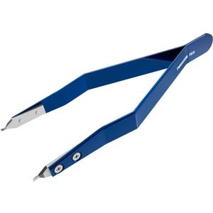 7825 Spring Bar Tweezer, Watch Spring Bar Plier Removal Tool for Watchmaker and Repairer (Blue)