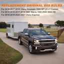 DZG D5S HID Headlight Bulbs for 2016 2017 2018 Chevy Silverado 1500 WT LS LT 2015-2018 GMC Sierra 1500 2500 3500 HD, 8000K Cool White 35W Metal Base Xenon Replacement High Low Beam Bulb, Pack of 2
