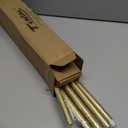 TONIAL Curtain Rods 32 to 115 Inch(2.6 to 9.6 ft), Telescoping Splicing 3/4 Single Rods for Windows 66 to 120 Inch Decorative Drapery Rod with Translucent Diamond Finial, Luxury Gold