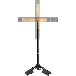 PowerScale Adjustable Multifunctional Tripod Stand – Compatible with Outdoor/ Patio Heaters and Other Equipment, Extendable Design, Easy Assembly & Storage, Includes 3 Stability Sandbags, Black