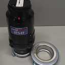 Waste Maid 10-US-WM-058-3B Garbage Disposal Anti-Jam Stainless Steel Food Waste Grinding System, 1/2 HP Economy, Black