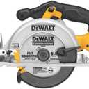 DEWALT 20V MAX Circular Saw, 6-1/2-Inch Blade, 460 MWO Engine, 0-50 Degree Bevel Capability, Bare Tool Only (DCS391B) (One Size, Yellow)