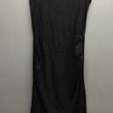 Rnxrbb S-2XL Women Summer Sleeveless Maternity Dress Pregnancy Tank Scoop Neck Mama Clothes Casual Bodycon Clothing (1-a-black)