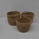Round Cylinder Basket Set of 3 11'*11' , 10 '*10', 10'*9'