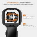 Pocket 4/3 Protective Case Cover with Rotating Head for DJI Osmo Pocket 3/4 | Flexible Shooting with Case On, Gimbal Protection, Compact & Lightweight, Fast Snap-on, for Travel Vlog and Outdoor Record