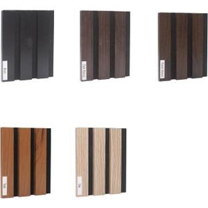 NeatiEase Wood Panels for Wall Color Samples Pack, Soundproof Wood Slat Wall Panel for Interior Wall Decor Noise Cancelling
