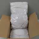 Nasitos White Table Skirt for 8 Foot Rectangle Tables, 2 Pack - 96 x 30 Inch - Stretch Spandex Fitted Table Clothes, Fabric Table Covers Cocktail Tablecloths for Party, Banquet, Birthday