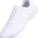 Cheer Shoes for Women White Cheerleading Athletic Dance Shoes Flats Girls Tennis Walking Sneakers (5)