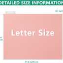 Extra Capacity Hanging File Folders,25 Pack Reinforced Letter Size Hanging Folders with Heavy Duty 2 Inch Expansion,Designed for Bulky Files,Medical Charts,Assorted Colors (2444U)