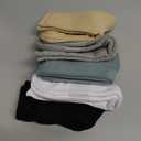 Gonii Crew Socks Women Running Hiking Thick Cushiones Athletic Socks 5 Pairs, L