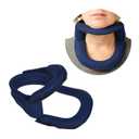 Rolyan Adjustable Frame Cervical Collar, Size Medium, Soft Neck Brace Fits Neck Circumferences 14" - 16", Wire Frame, Bendable Collar Stabilizes Neck After Head and Neck Injuries (Blue)