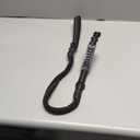 Heavy Duty Dog Leash, 46FT Shock Absorbing Dog Leashes with Traffic Handle and Comfortable Padded Handles, Advanced Easy Metal Clip, No Pull Reflective Leash for Medium Large Dogs That Pull (Black)