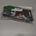 Youth Football Gloves Sticky Silicone Grip Tacky Wide Receiver Football Gloves (Adult X-Large, Black JKR)