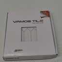 Vamos Tile Glossy Dolomite White Backsplash Tile Peel and Stick, 12.8 x 12.8 Inch 8 Sheets Long Hexagon PVC Self Adhesive Mosaic Wall Tiles Stick on Backsplash for Kitchen and Bathroom