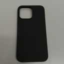 ORNARTO Compatible with iPhone 14 Pro Max Case 6.7, Slim Liquid Silicone 3 Layers Full Covered Soft Gel Rubber Phone Case Protective Cover with Microfiber Lining 6.7 inch-Black