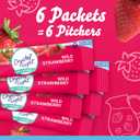 Crystal Light Sugar-Free Energy Wild Strawberry Low Calories Powdered Drink Mix 6 Count Pitcher Packets (2.53 Ounce (Pack of 1))