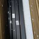 Wooden Black Pulpit for Lecture Wedding Speech Farmhouse Podium Stand for Lectern Presentation Church Classroom