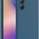 Pack of 2 WOGROO for Samsung Galaxy A34 Case Dark Blue, Scratch Resistant with Soft Touch, Slim Thin Phone Cover for Samsung Galaxy A34