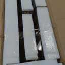 Clear Acrylic Console Table,34" L x 10" W x 28" H, U-Shape Modern Transparent Entryway Table, 110 LBS Weight Capacity, No Assembly Required - for Foyer, Living Room, Sofa Side (1 Tier)