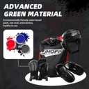 Martial Arts Karate Protective Sparring Gear Package Deal/Gift Adjustable Adult & Youth Headgear, UZJ Gloves & Kicks for MMA, Taekwondo, Boxing Training