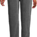 Lands' End Women's Sport Knit High Rise Corduroy Pants (XX-Large Plus, Charcoal Heather)