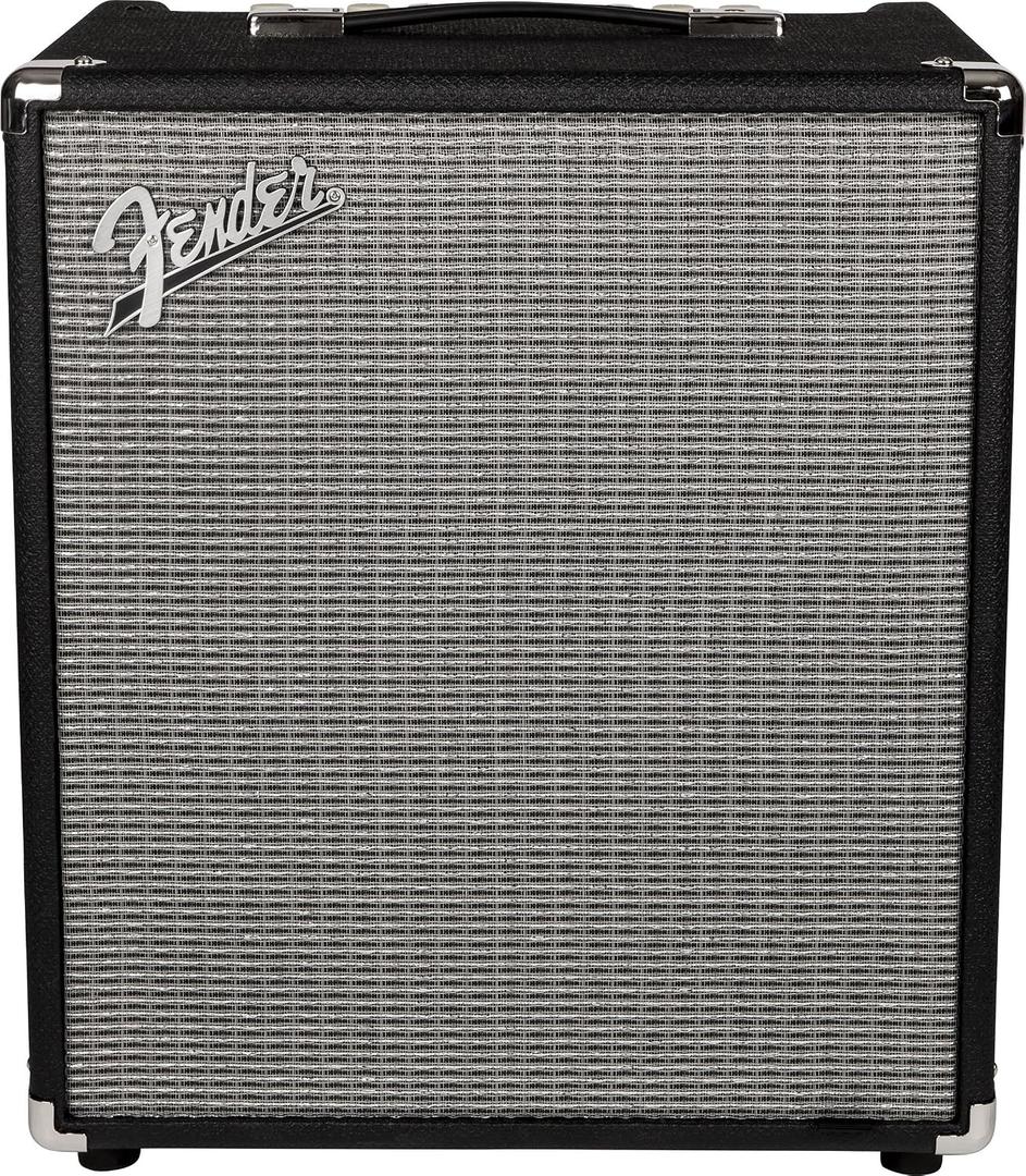 Fender Rumble 100 V3 Bass Amp for Bass Guitar, 100 Watts, 12 Inch Eminence Speaker, Overdrive Circuit, Tone Voicing, Effects Loop and Direct XLR Output