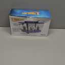 Aquarium Fish Tank Led Light Kid Friendly Small Fish Tanks Three Divisions Breeding Isolation Mini Aquarium komplettset LED Acrylic Box Betta Tank for Small Fishes(Purple)