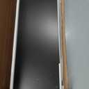 67" H Tall Bathroom Cabinet, Narrow Storage Cabinet with 2 Barn Doors and 1 Drawer, Freestanding Floor Cabinets with 6 Shelves for Bathroom, Living Room, Kitchen, Black