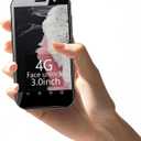 Mini Phone 4G Unlocked Smartphone 3.0" HD Android Face ID Dual Sim Quad Core 2600mAh Kids Mini Premium Child Small Compact Mobile Student Pocket Cellphone, 3+32GB(Cool Black)