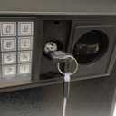 19.69 Inches Tall Safe Box, 3.3 Cuft Home Safe with Fireproof Waterproof Bag, Anti-Theft Digital Security Lock Box with Smart Alert System, Removable Shelf, Mute Function, Document Safes for Jewelry