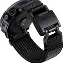 Bandletic Tactical Rugged Nylon Compatible with Garmin Fenix 5X Watch Band, Quick Fit 26mm Bands for Fenix 8 51mm/7X/7X Pro/6X/6X Pro/5X Plus/3/3 HR/Instinct 2X/Tactix/Enduro/Descent/Epix Pro 51mm