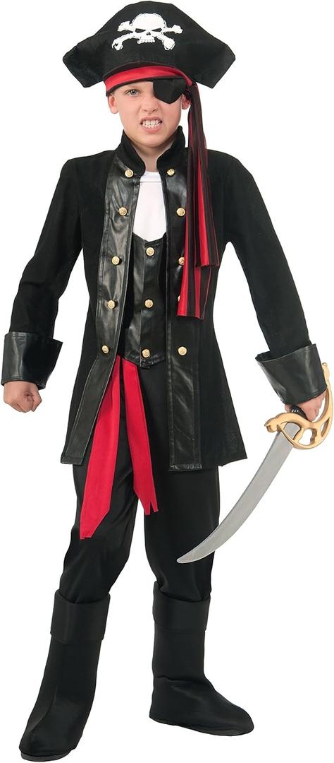 Rubies Boy's Forum Seven Seas Pirate Costume, S