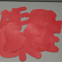 Red 2" Casual Uppercase Ready Letters, Pack Of 2