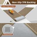 COSY HOMEER-Door-Mat 24"x36" Non Slip Absorbent Entryway Rugs Dirt Trapper Doormats Washable Entrance Mats Low Pile Welcome Floor Mat for Front Back Door and Entry Mats,Taupe